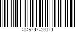 Código de barras (EAN, GTIN, SKU, ISBN): '4045787438079'