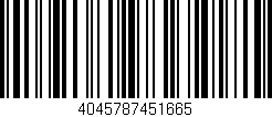 Código de barras (EAN, GTIN, SKU, ISBN): '4045787451665'