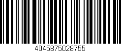 Código de barras (EAN, GTIN, SKU, ISBN): '4045875028755'
