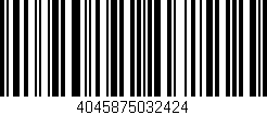 Código de barras (EAN, GTIN, SKU, ISBN): '4045875032424'