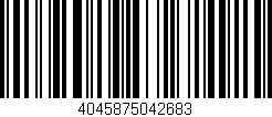 Código de barras (EAN, GTIN, SKU, ISBN): '4045875042683'