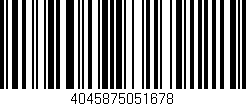 Código de barras (EAN, GTIN, SKU, ISBN): '4045875051678'