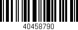 Código de barras (EAN, GTIN, SKU, ISBN): '40458790'