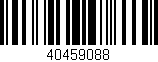 Código de barras (EAN, GTIN, SKU, ISBN): '40459088'