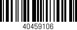 Código de barras (EAN, GTIN, SKU, ISBN): '40459106'