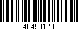 Código de barras (EAN, GTIN, SKU, ISBN): '40459129'