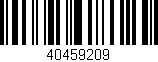 Código de barras (EAN, GTIN, SKU, ISBN): '40459209'