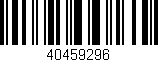 Código de barras (EAN, GTIN, SKU, ISBN): '40459296'