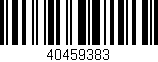 Código de barras (EAN, GTIN, SKU, ISBN): '40459383'