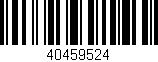 Código de barras (EAN, GTIN, SKU, ISBN): '40459524'