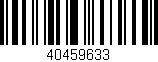 Código de barras (EAN, GTIN, SKU, ISBN): '40459633'