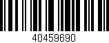 Código de barras (EAN, GTIN, SKU, ISBN): '40459690'