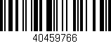 Código de barras (EAN, GTIN, SKU, ISBN): '40459766'