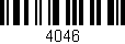 Código de barras (EAN, GTIN, SKU, ISBN): '4046'