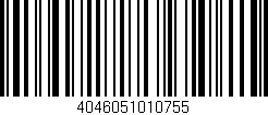 Código de barras (EAN, GTIN, SKU, ISBN): '4046051010755'