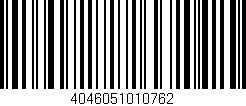 Código de barras (EAN, GTIN, SKU, ISBN): '4046051010762'