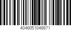 Código de barras (EAN, GTIN, SKU, ISBN): '4046051048871'