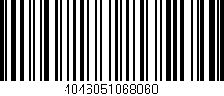 Código de barras (EAN, GTIN, SKU, ISBN): '4046051068060'