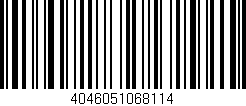 Código de barras (EAN, GTIN, SKU, ISBN): '4046051068114'