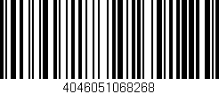 Código de barras (EAN, GTIN, SKU, ISBN): '4046051068268'