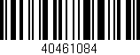 Código de barras (EAN, GTIN, SKU, ISBN): '40461084'