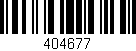 Código de barras (EAN, GTIN, SKU, ISBN): '404677'