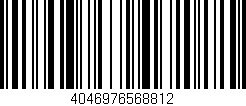 Código de barras (EAN, GTIN, SKU, ISBN): '4046976568812'