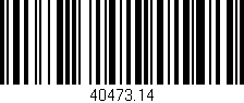 Código de barras (EAN, GTIN, SKU, ISBN): '40473.14'