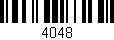 Código de barras (EAN, GTIN, SKU, ISBN): '4048'