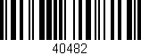 Código de barras (EAN, GTIN, SKU, ISBN): '40482'