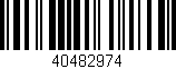 Código de barras (EAN, GTIN, SKU, ISBN): '40482974'