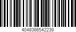 Código de barras (EAN, GTIN, SKU, ISBN): '4048386542239'