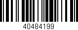 Código de barras (EAN, GTIN, SKU, ISBN): '40484199'