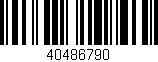 Código de barras (EAN, GTIN, SKU, ISBN): '40486790'