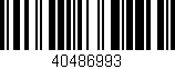 Código de barras (EAN, GTIN, SKU, ISBN): '40486993'