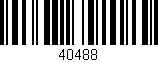 Código de barras (EAN, GTIN, SKU, ISBN): '40488'