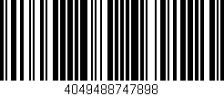 Código de barras (EAN, GTIN, SKU, ISBN): '4049488747898'