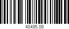 Código de barras (EAN, GTIN, SKU, ISBN): '40495.08'