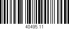 Código de barras (EAN, GTIN, SKU, ISBN): '40495.11'