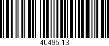 Código de barras (EAN, GTIN, SKU, ISBN): '40495.13'