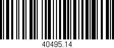 Código de barras (EAN, GTIN, SKU, ISBN): '40495.14'