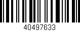 Código de barras (EAN, GTIN, SKU, ISBN): '40497633'