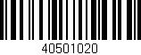 Código de barras (EAN, GTIN, SKU, ISBN): '40501020'
