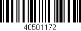 Código de barras (EAN, GTIN, SKU, ISBN): '40501172'