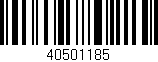 Código de barras (EAN, GTIN, SKU, ISBN): '40501185'