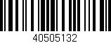 Código de barras (EAN, GTIN, SKU, ISBN): '40505132'