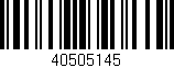 Código de barras (EAN, GTIN, SKU, ISBN): '40505145'