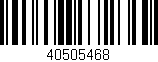 Código de barras (EAN, GTIN, SKU, ISBN): '40505468'