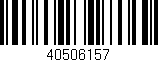 Código de barras (EAN, GTIN, SKU, ISBN): '40506157'