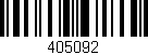Código de barras (EAN, GTIN, SKU, ISBN): '405092'